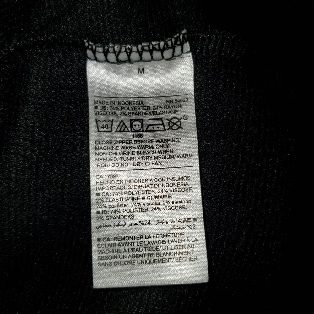 Black Stretchy Ribbed Dress - Old Navy Size Medium - Picture 6 of 9